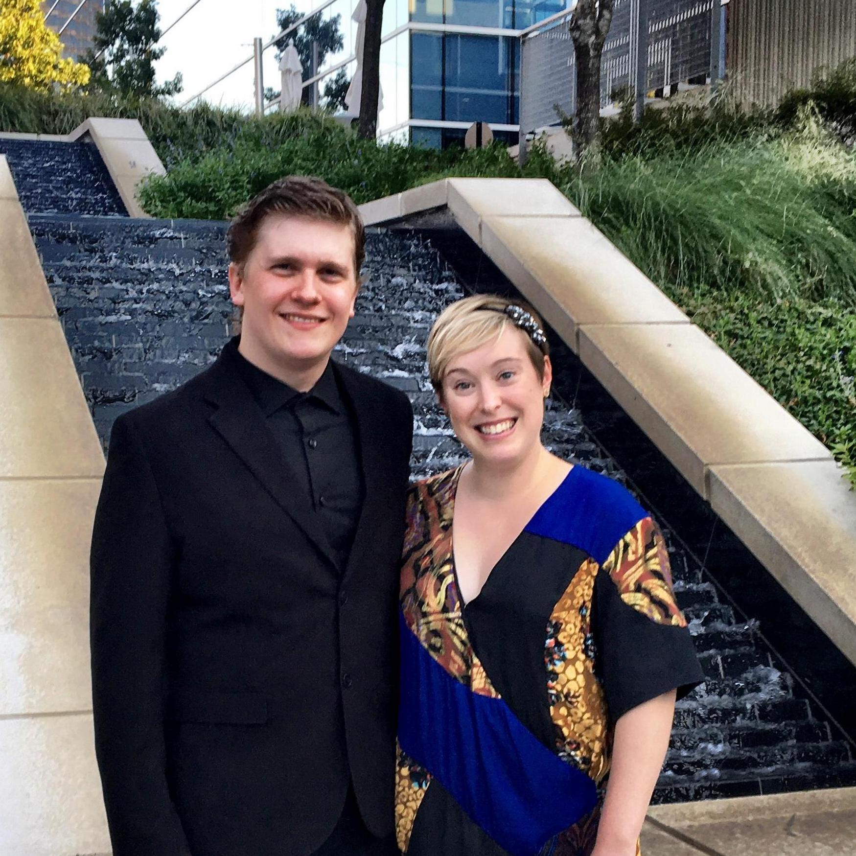 All dressed up for the Dallas Symphony Orchestra