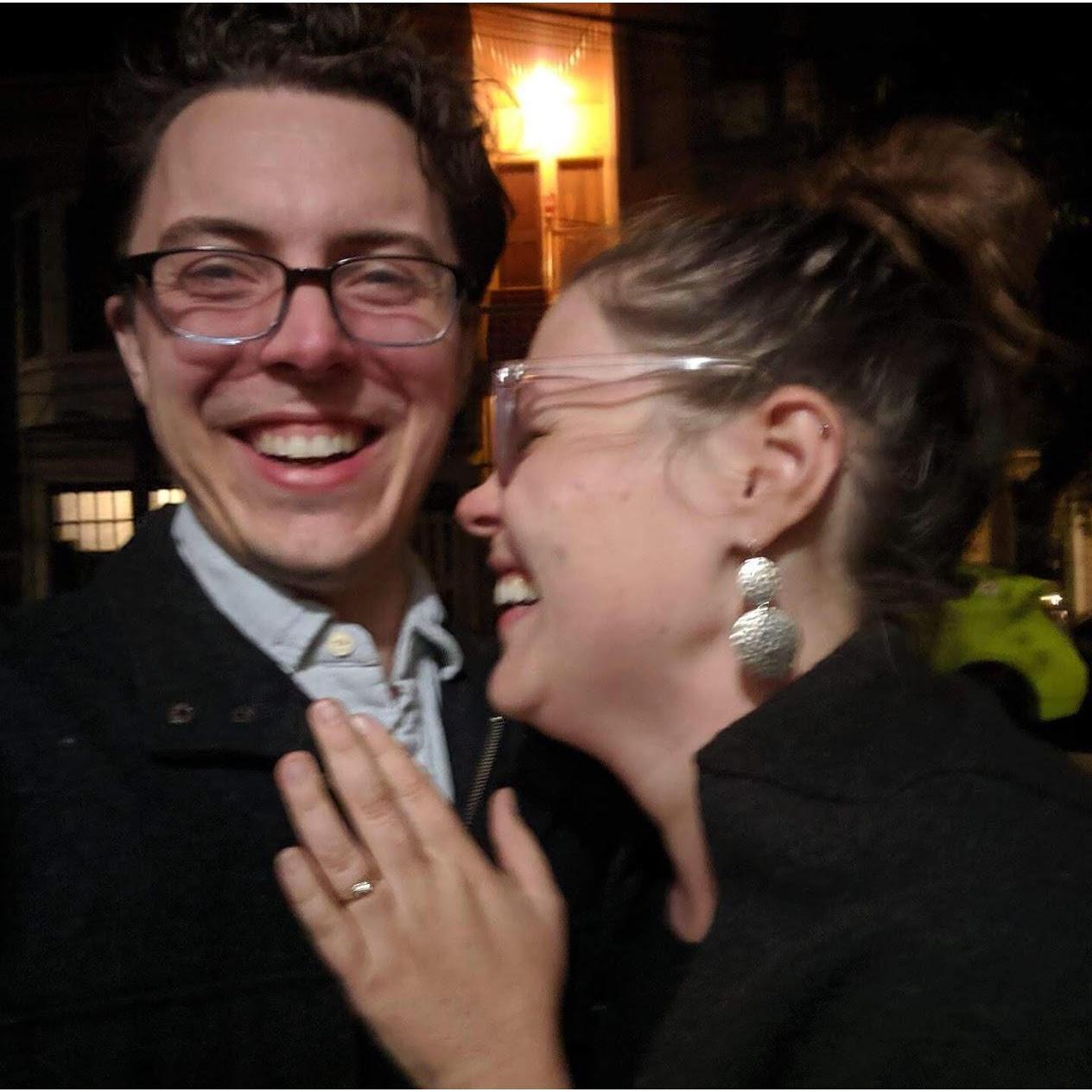 The night Nate proposed, October, 11th, 2019. So in love.