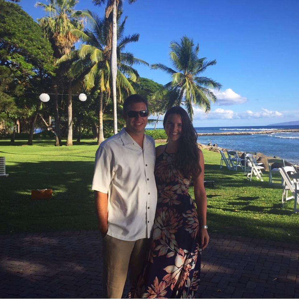 Celebrating Tommy and Brooke in Maui