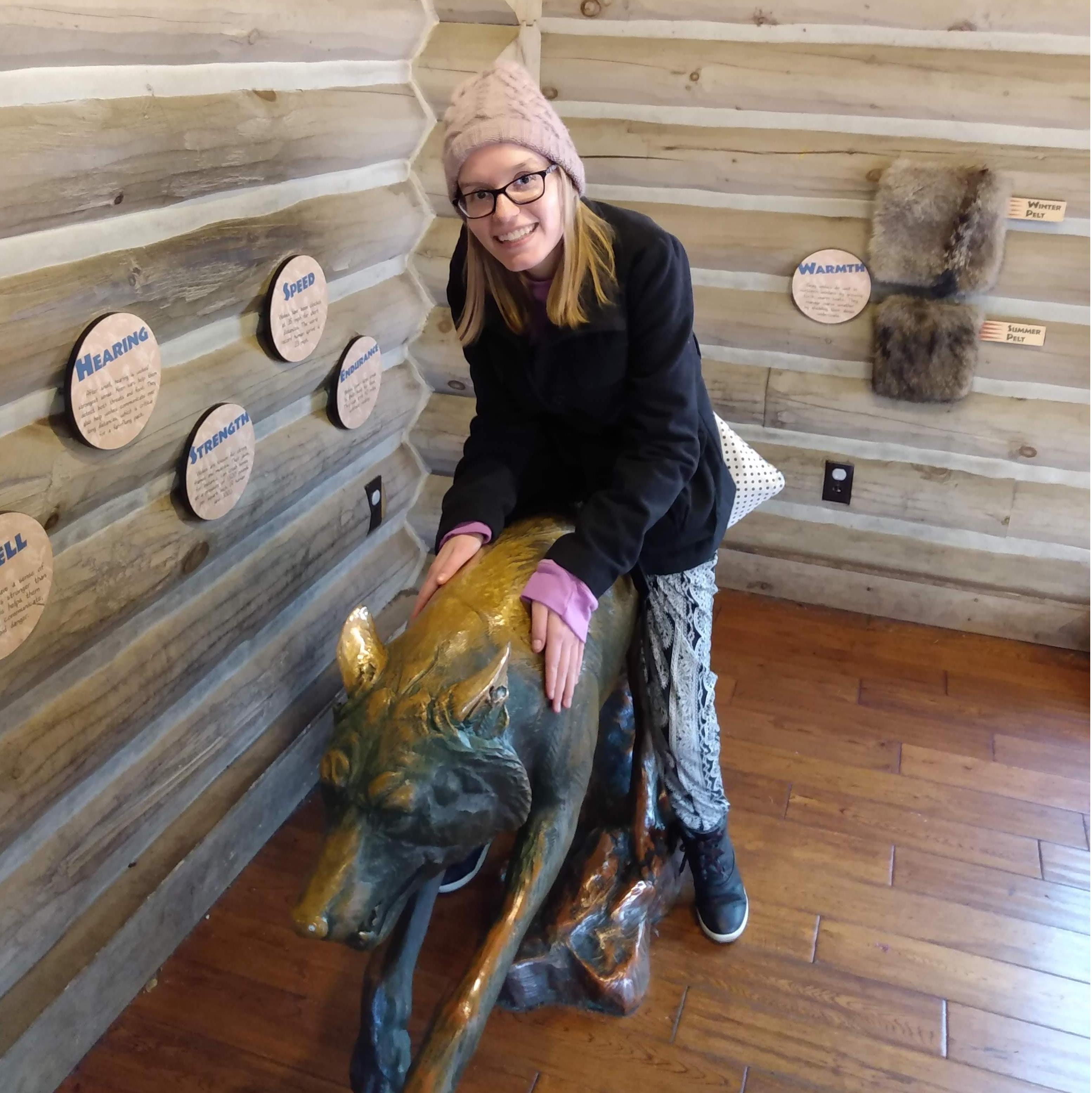 The first picture I ever took of Jess at the Minnesota Zoo: Apple Valley, MN