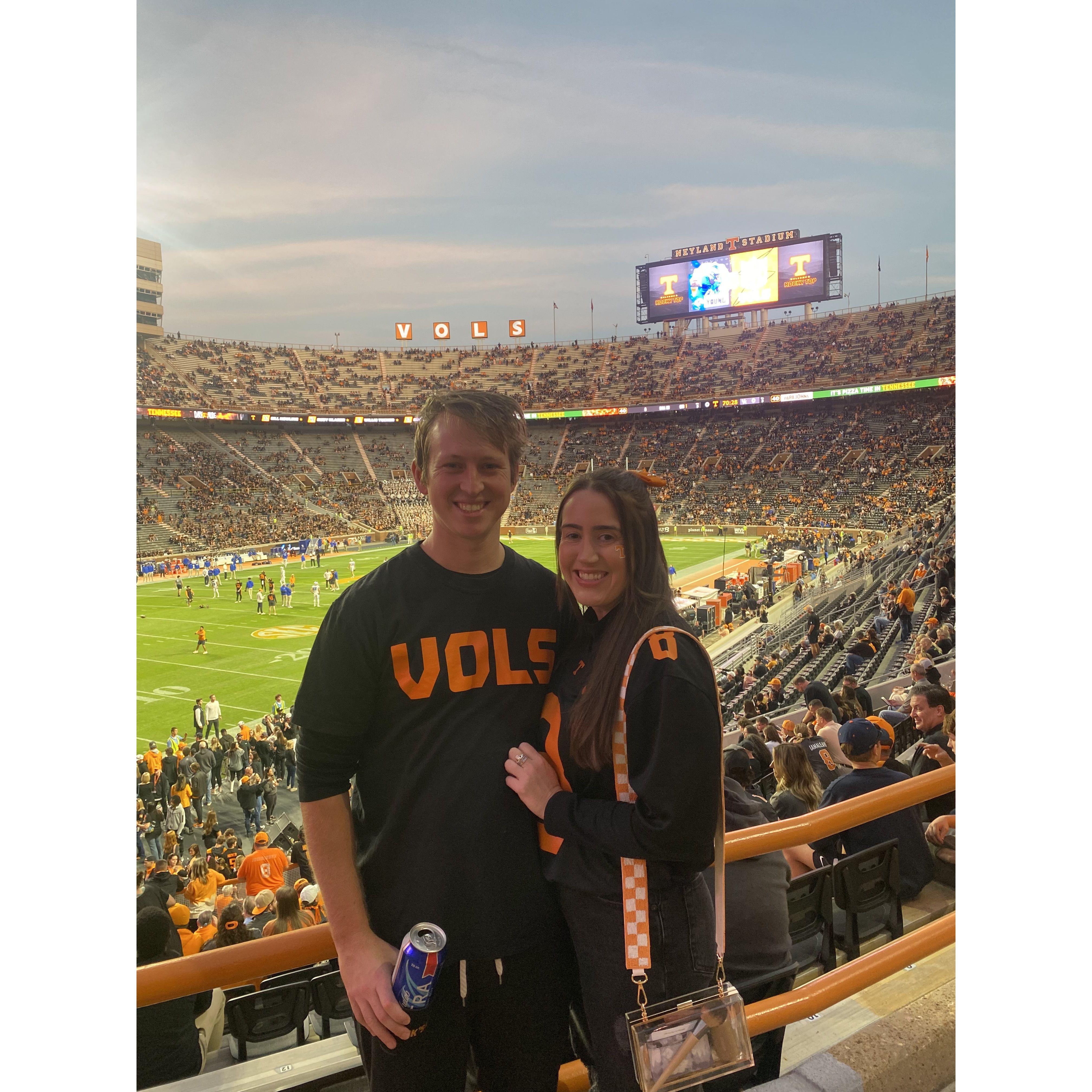 Sidney finally showed Stefanie what real college football was like