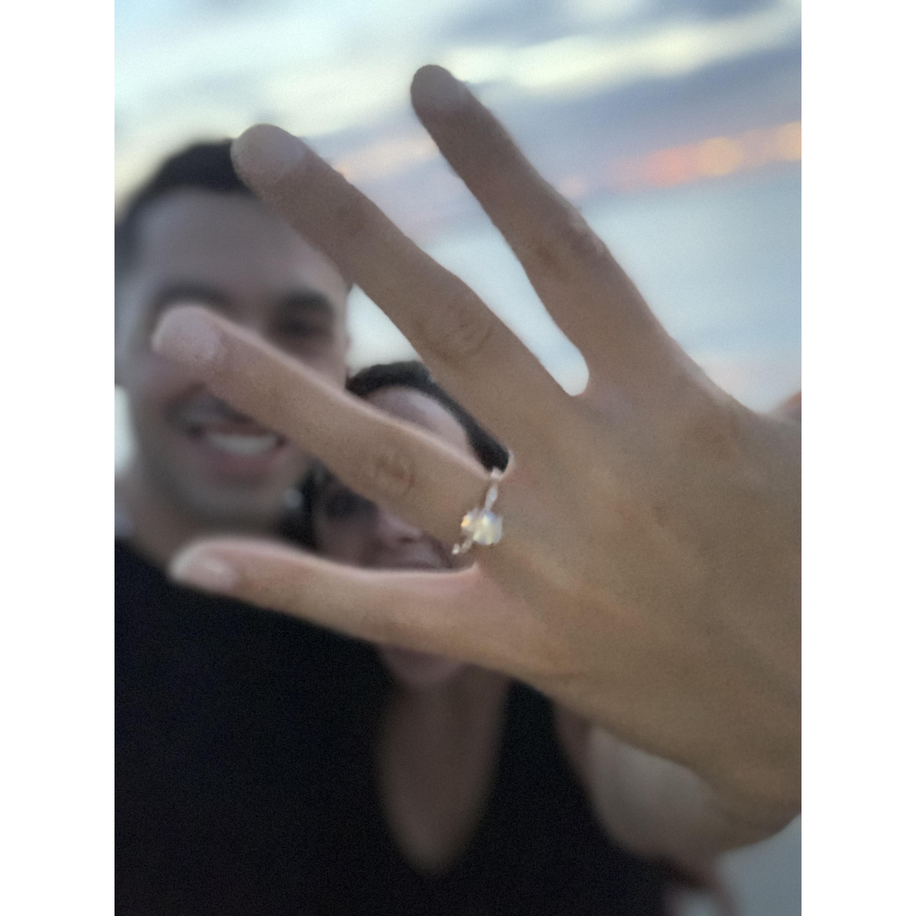 June 23rd, 2021- Evan finally popped the question in Puerto Rico!