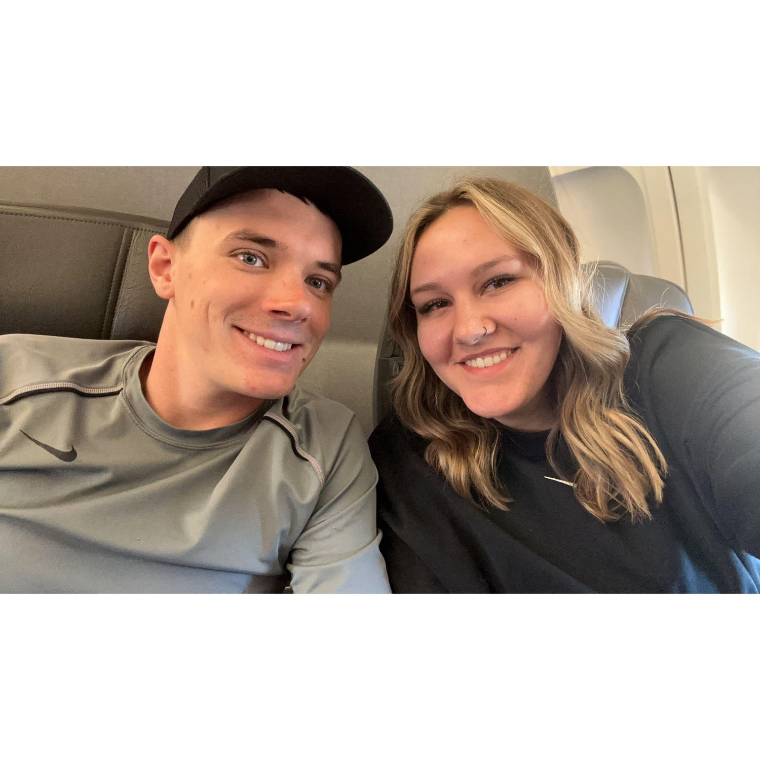 Our first time flying first class- April 2024