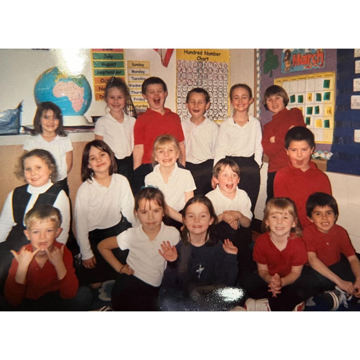 Where we first met: Kindergarten :)