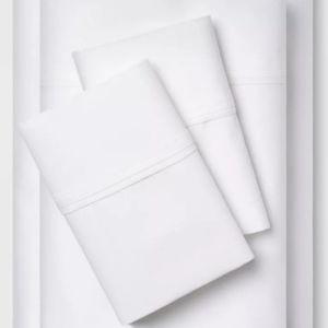 Solid Performance 400 Thread Count Sheet Set - Threshold™-White