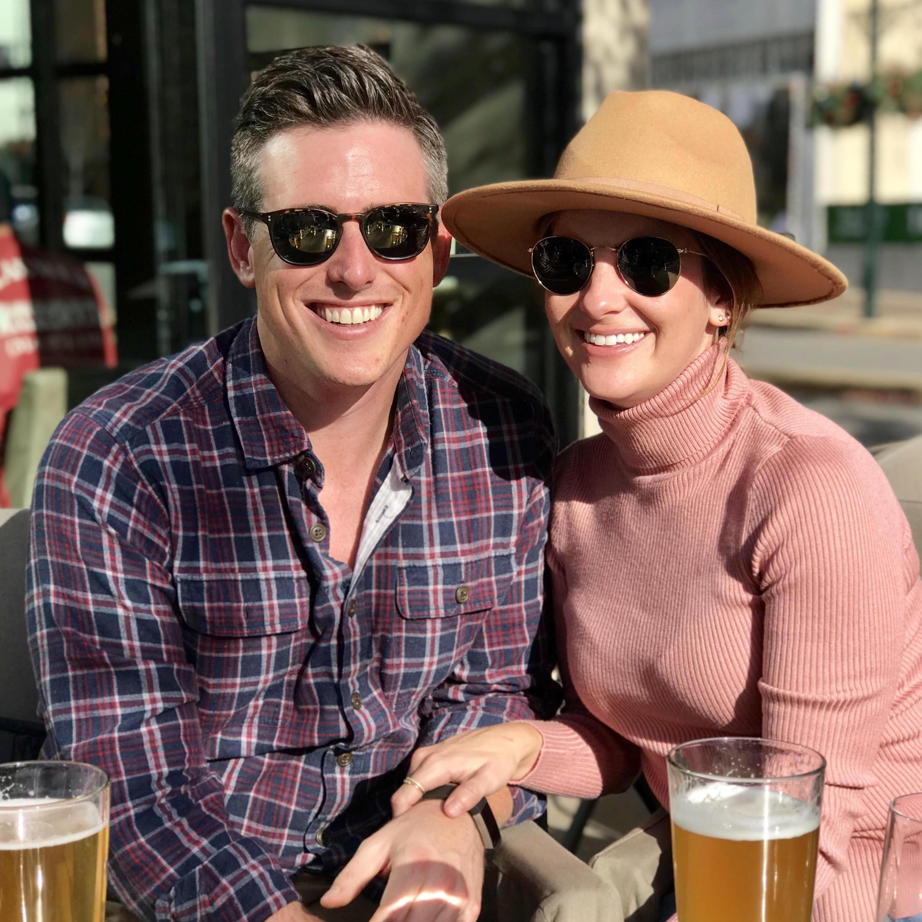 On Gram & Dun's outdoor patio
