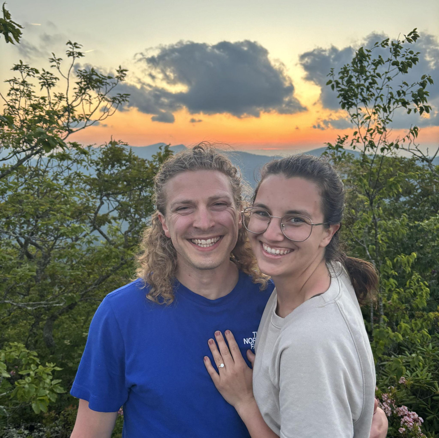 Our 1st hike after engagement