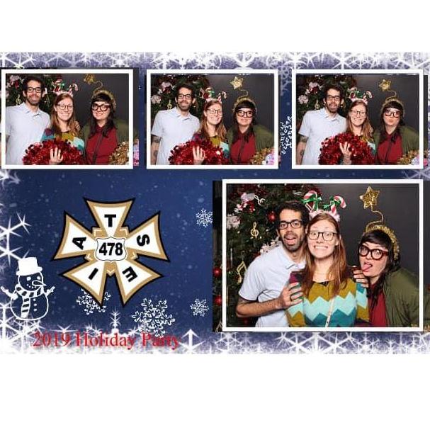 Christie, Jonathan, and I attend the annual IATSE Christmas Party around the corner from our home at Southport Hall and got this neat little memento.