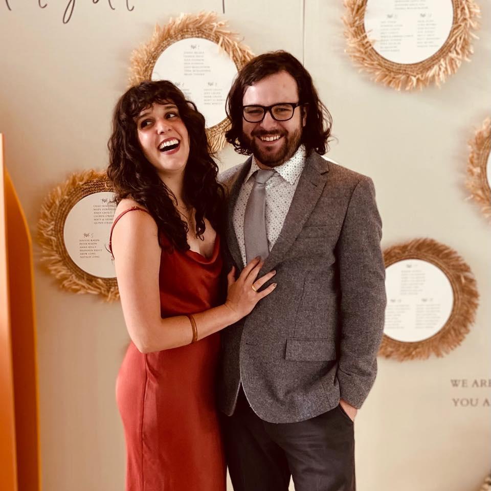 Tom and Krystel's wedding. A hoot of a time!
