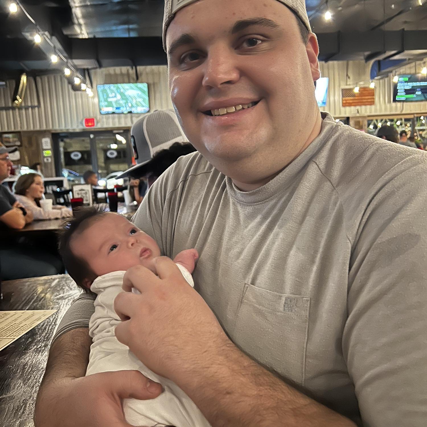 Uncle Z and sweet baby LJ