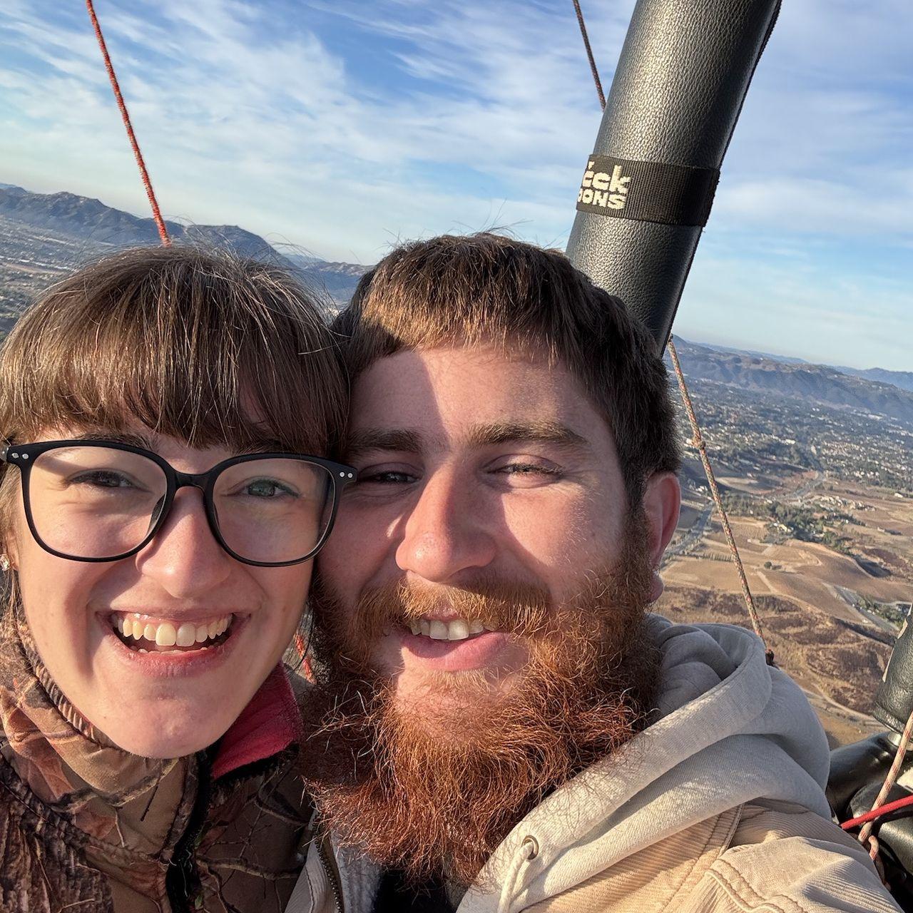 Hot air balloon ride!!