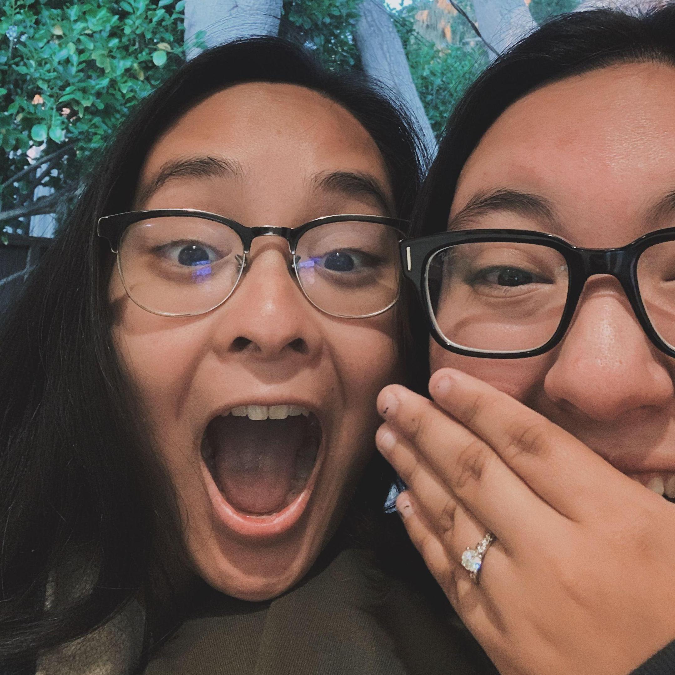 2021 - Our first night engaged!