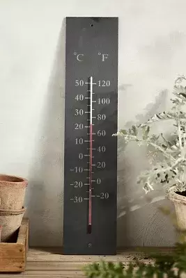 Outdoor Slate Thermometer