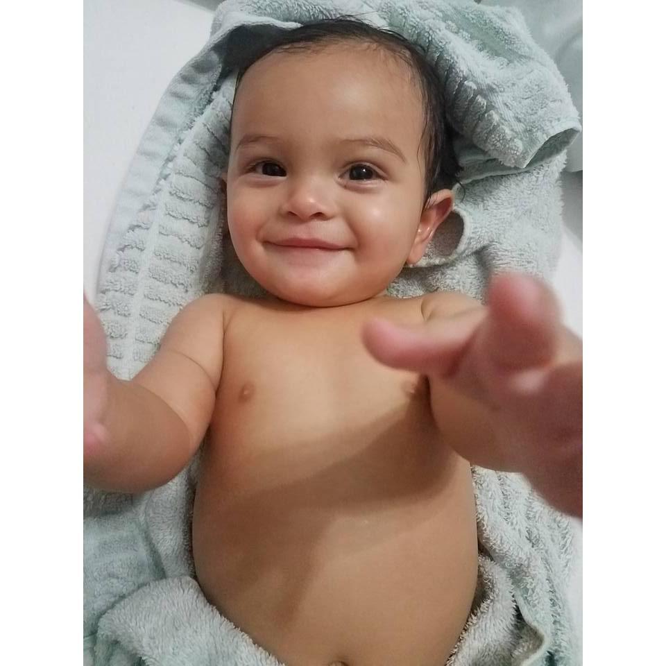 After bathtime.