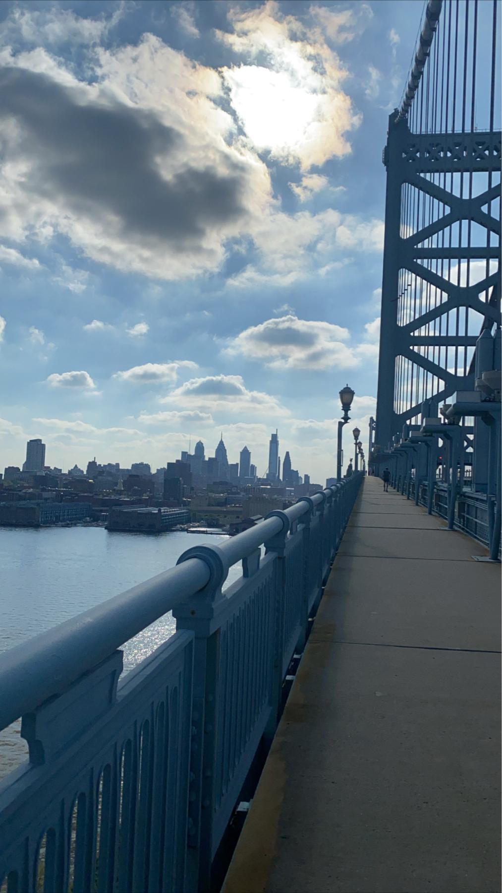 our first date we walked the Ben Franklin bridge then got cheese steaks after.