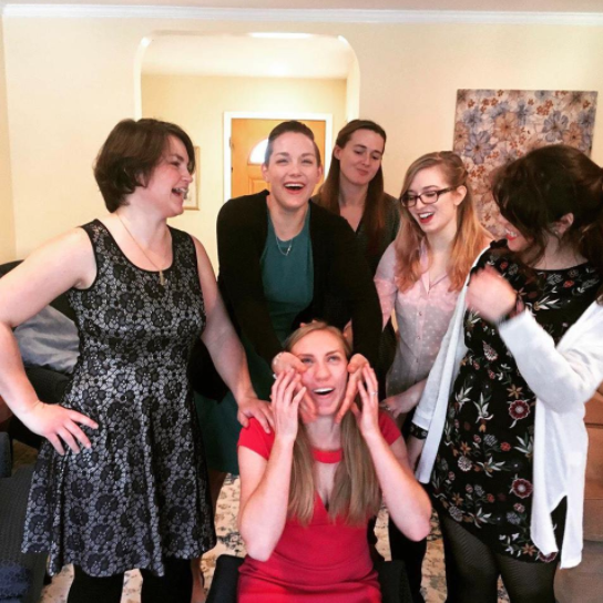 Some of my favorites that ALL came from out of town to visit me at the same time!