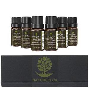 Top 6 - (15ml) Essential Oil Aromatherapy Starter Kit