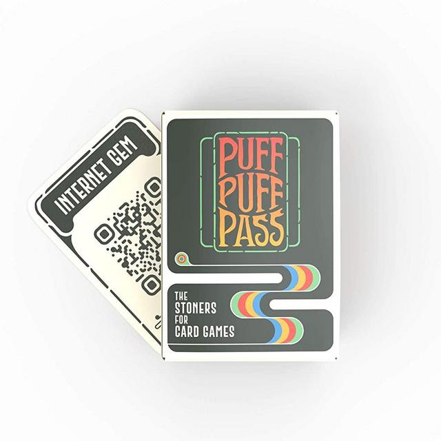 Puff Puff Pass: the Card Game for Stoners w/ 109 Hilarious Trivia, Conversation Starters, Would You Rathers, and More.