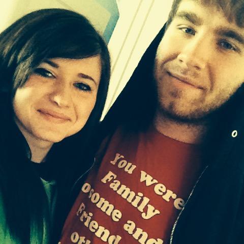 Picture in our first apartment!