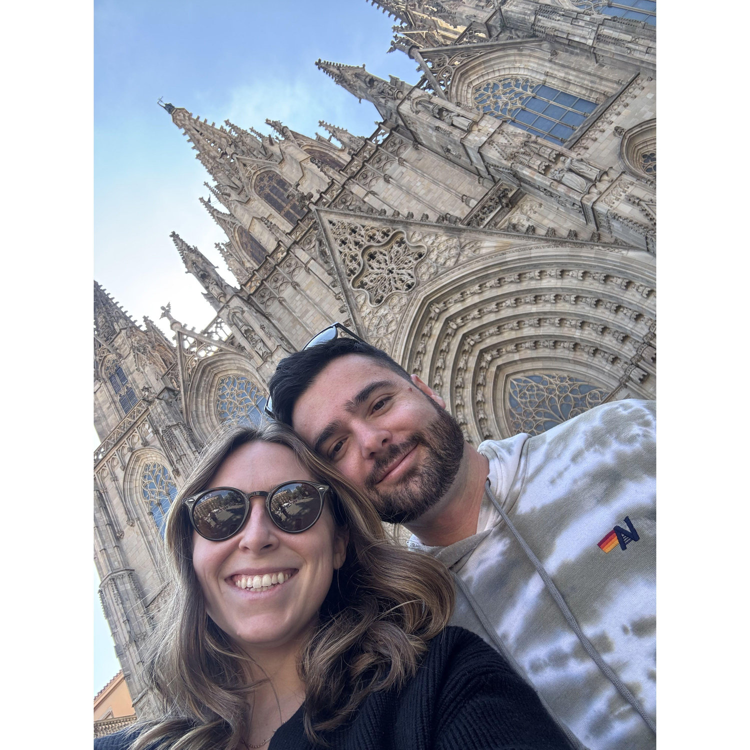Before the wedding mayhem began, they took a relaxing trip to Spain, Italy, and France.
