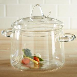 Borosilicate Glass Steaming Pot