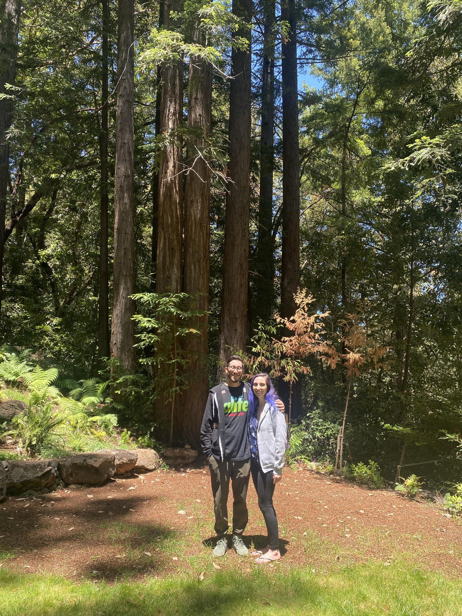 Visiting our wedding venue.