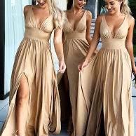 Gold Color Dress Example
