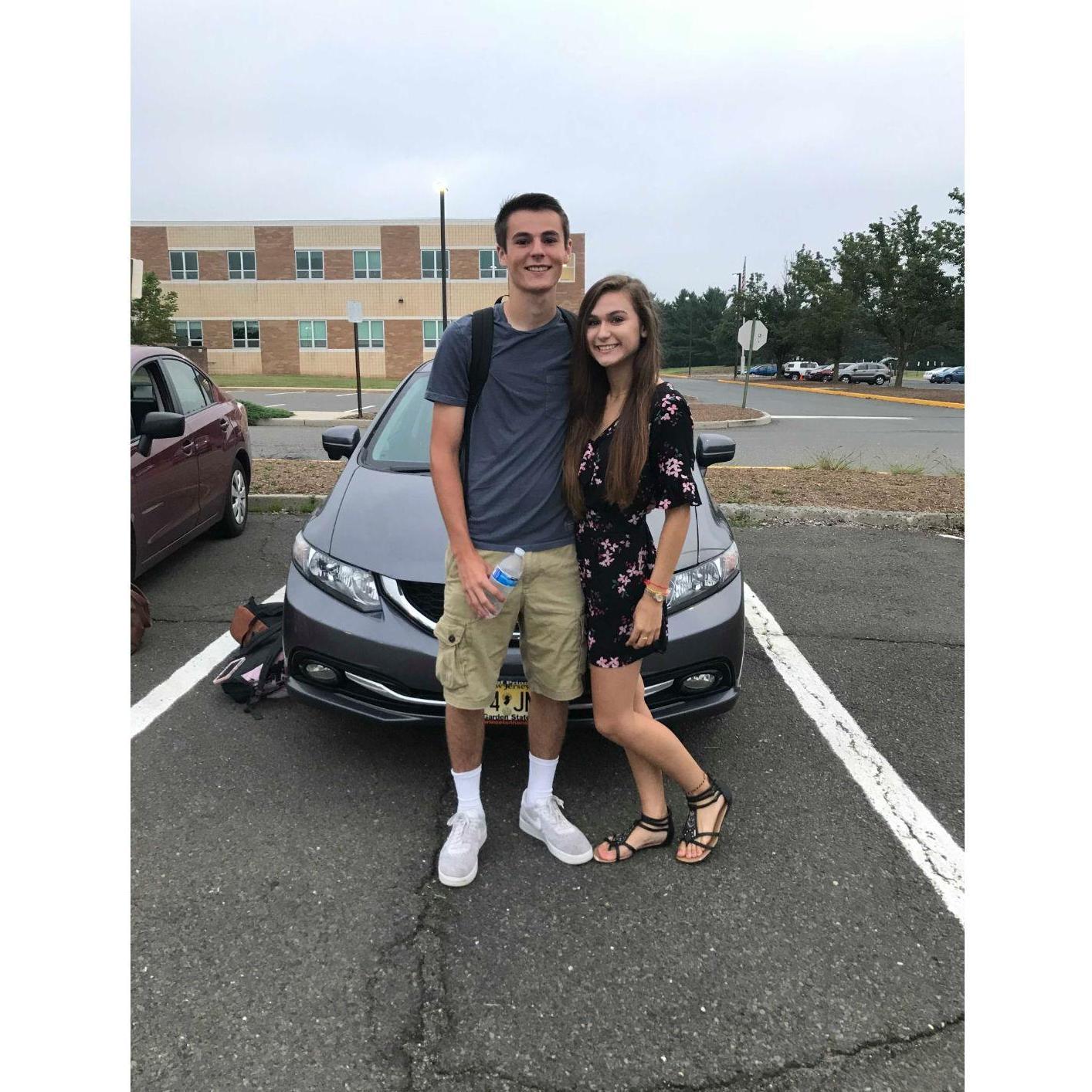 First Day of Senior Year at HHS (2018)