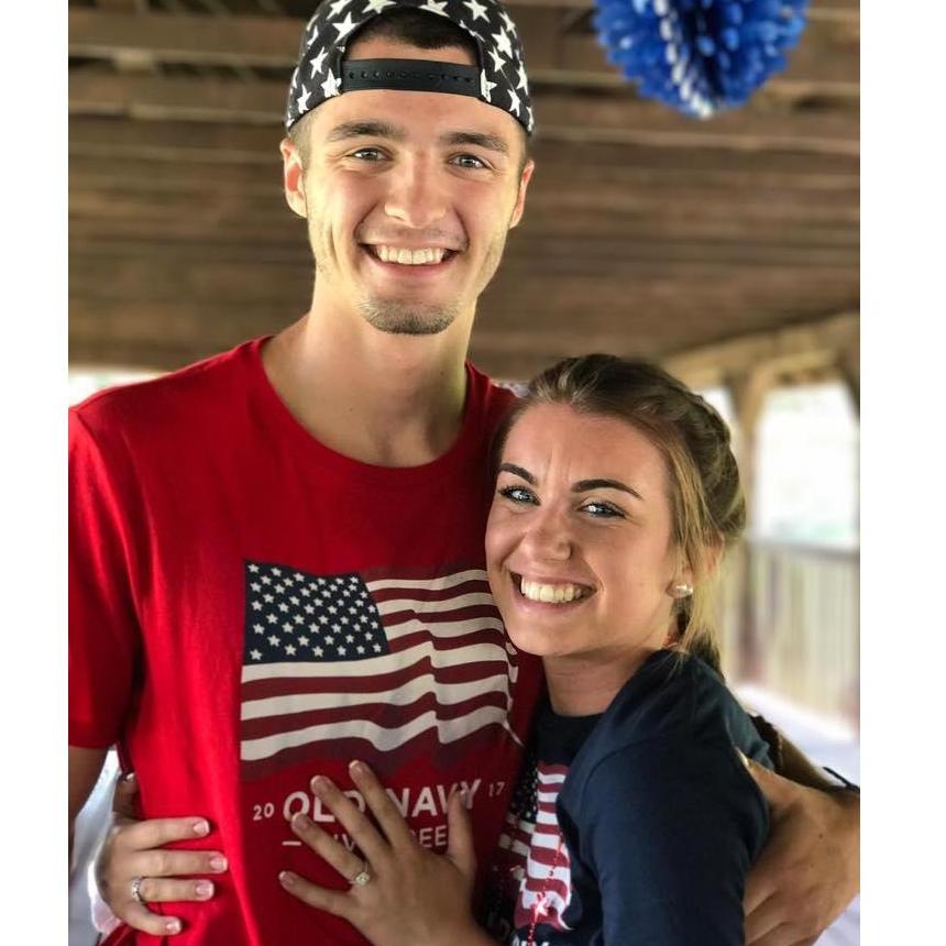 The moment after we got engaged!