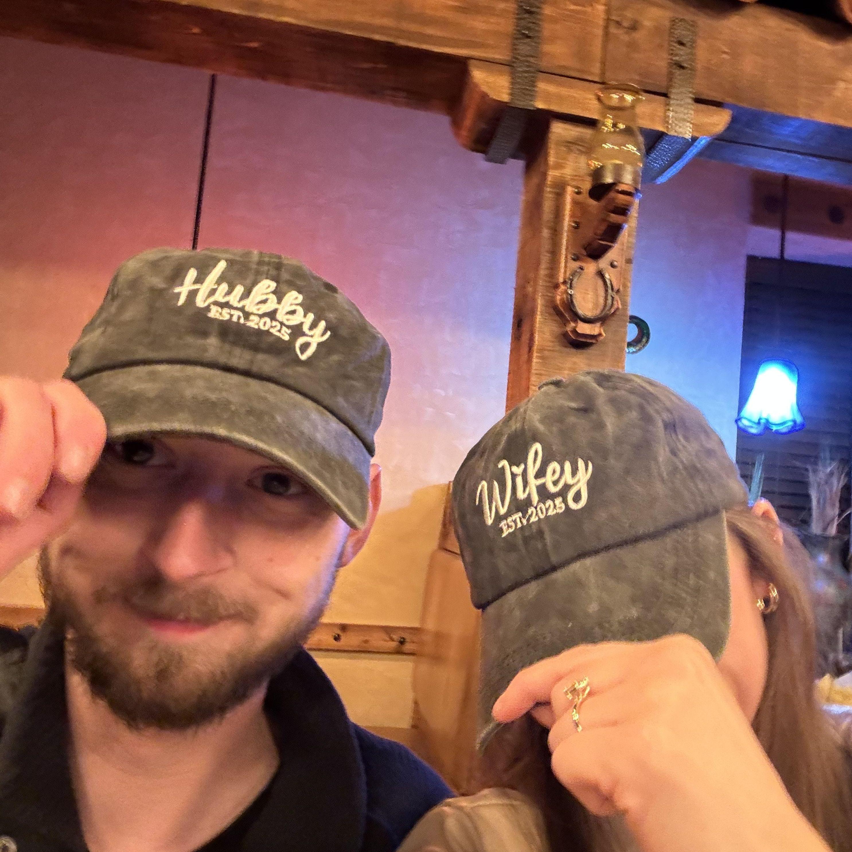 The hats say it all!