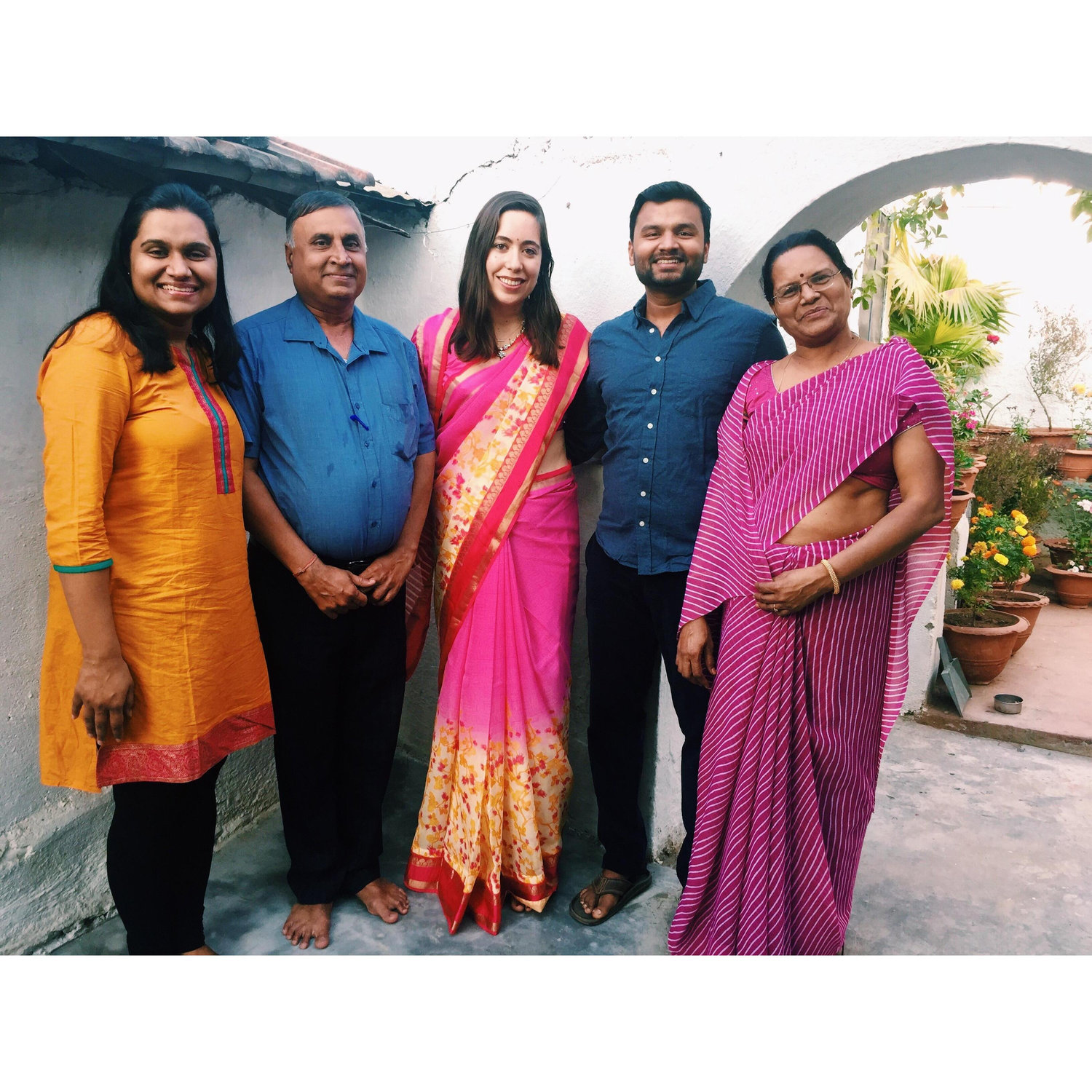 Emma's first trip to India, meeting Saurabh's family / Dec 2016