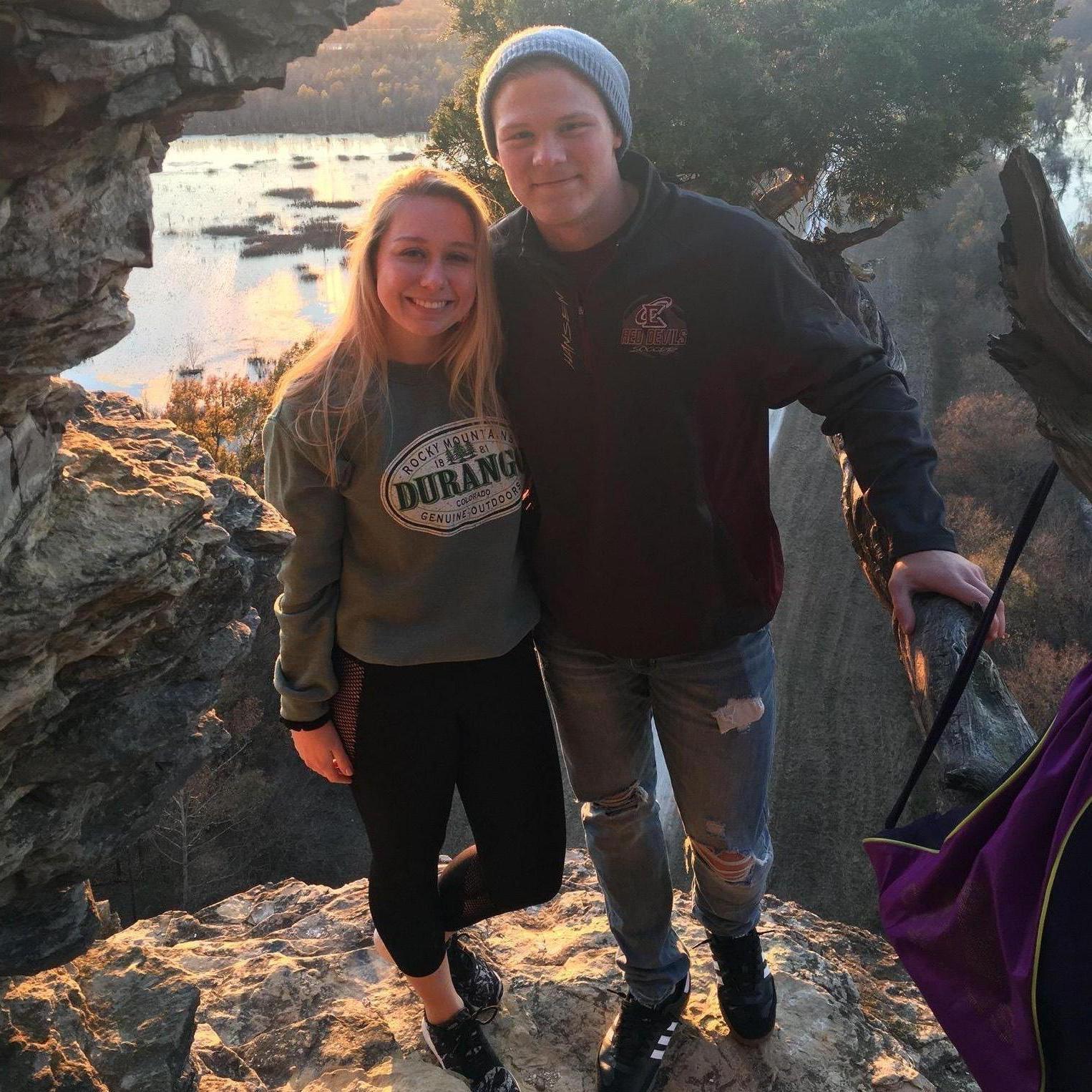 Michael came to visit in Carbondale and we went on many hikes.