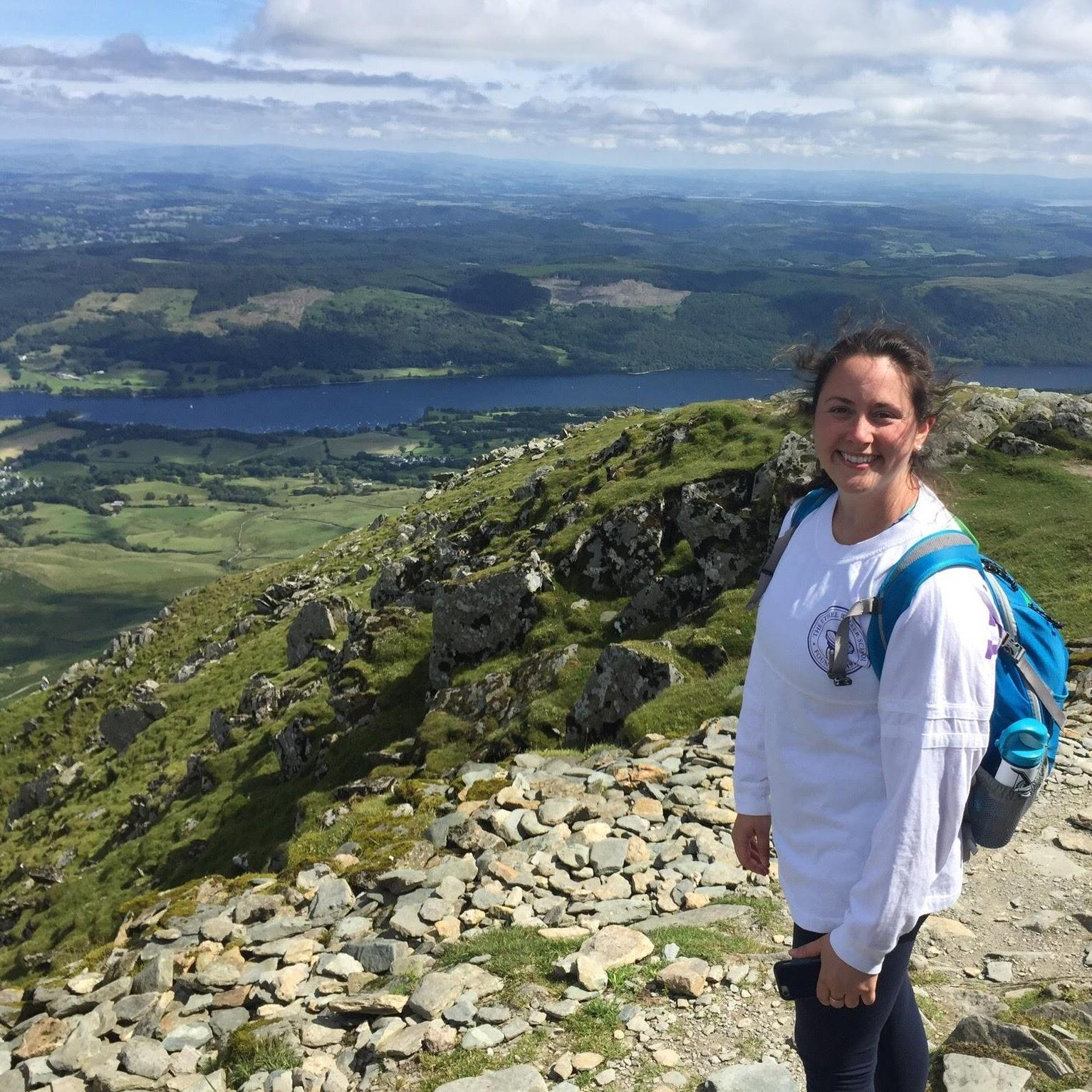 Hiking in the Lake District in England