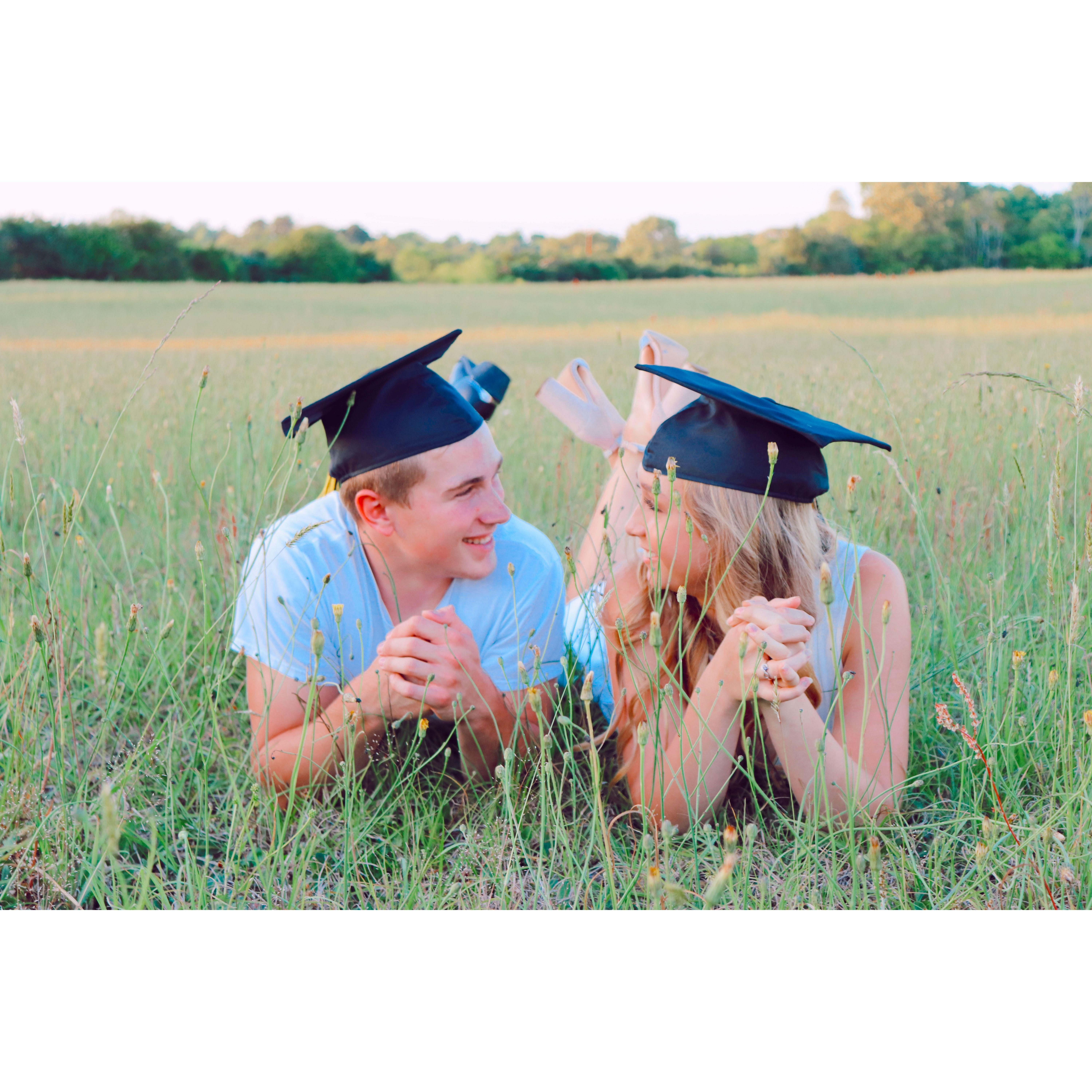Our graduation pictures