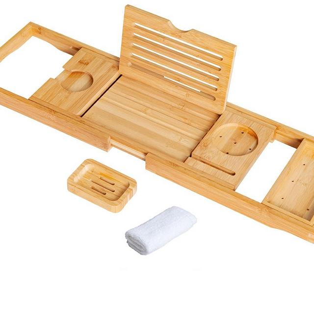 Bamboo Bathtub Caddy Tray
