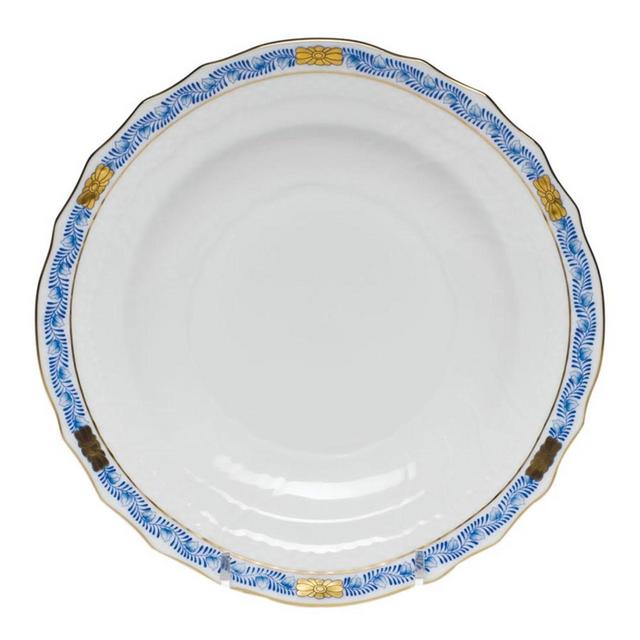 Herend Chinese Bouquet Garland Blue Dinner Plate
