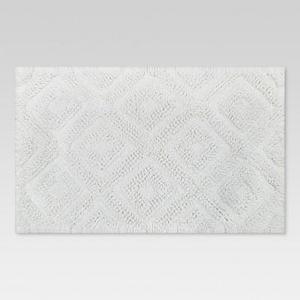Diamond Bath Rugs (20"x34") White - Threshold™