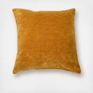 Square Velvet Knife Edge Throw Pillow