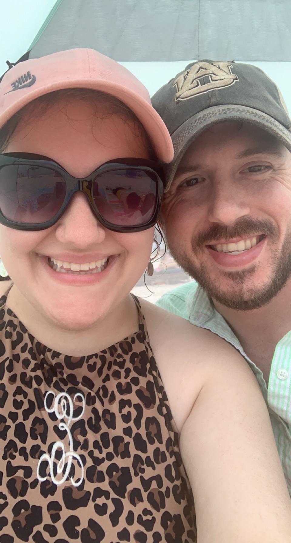 Our first of many beach trips
 to Gulf Shores