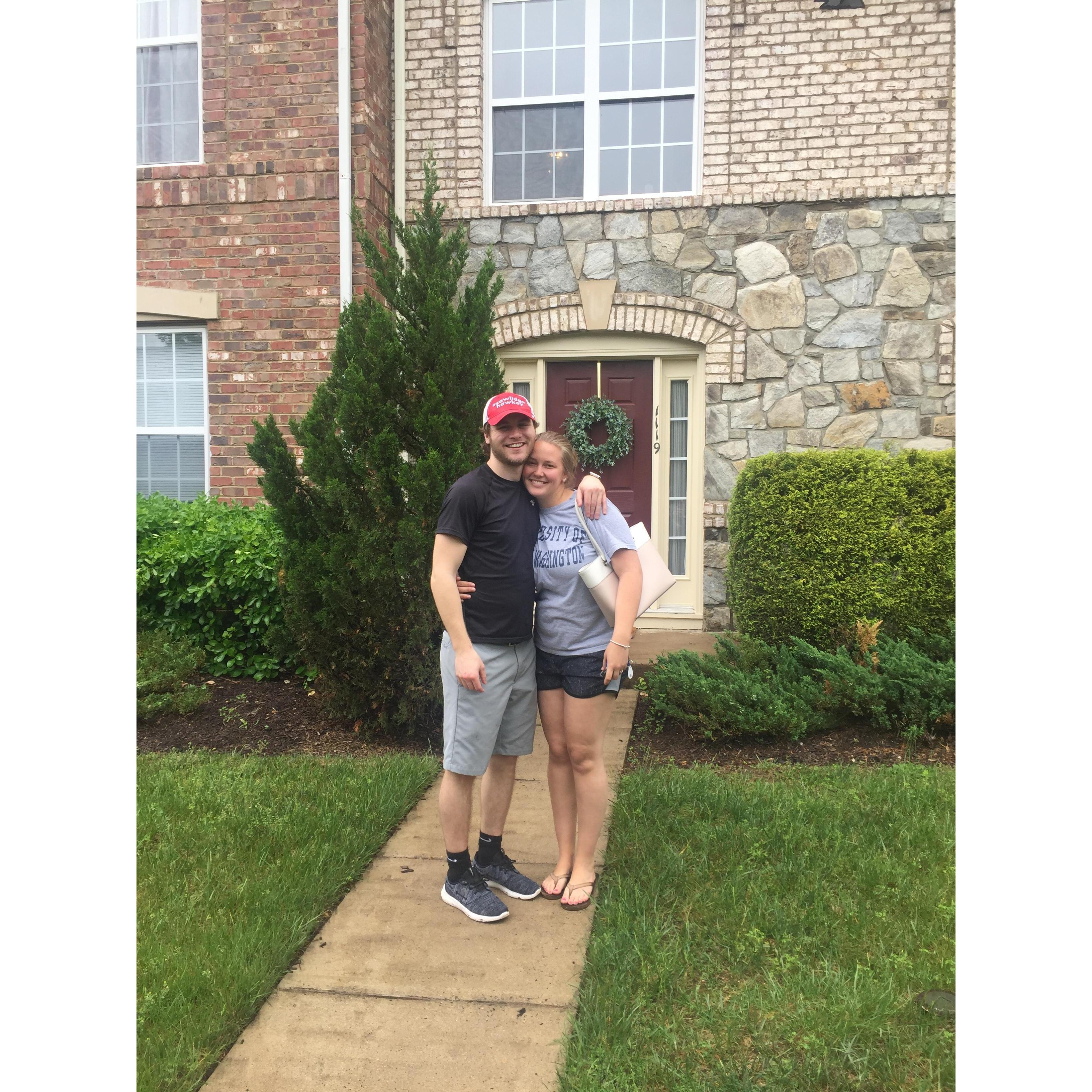 Our first home together