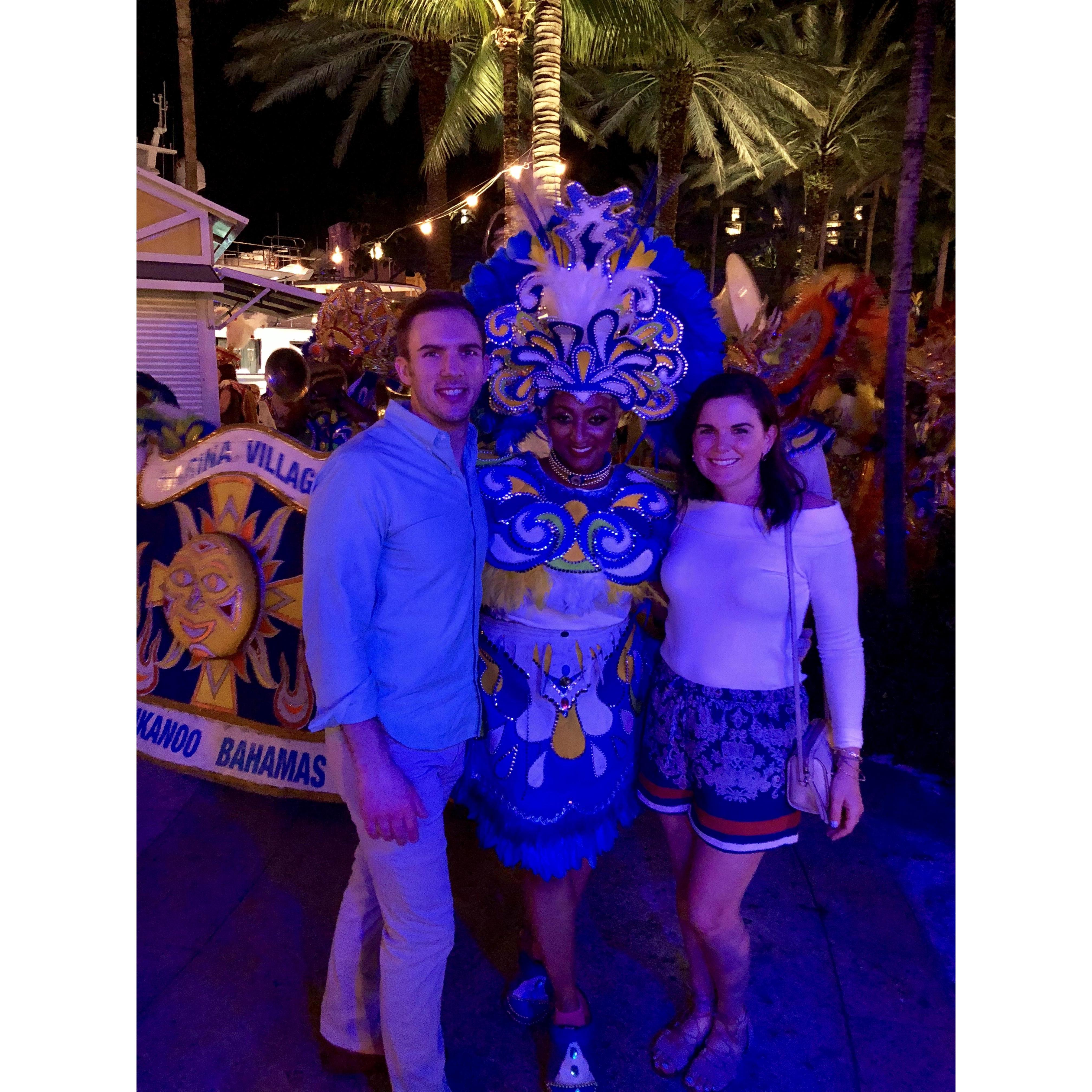 After hearing Rachel and Mrs. K rave about the Junkanoo parades in the Bahamas I couldn't wait to experience one myself. Spoiler alert: it included a lot of dancing and was so much fun!