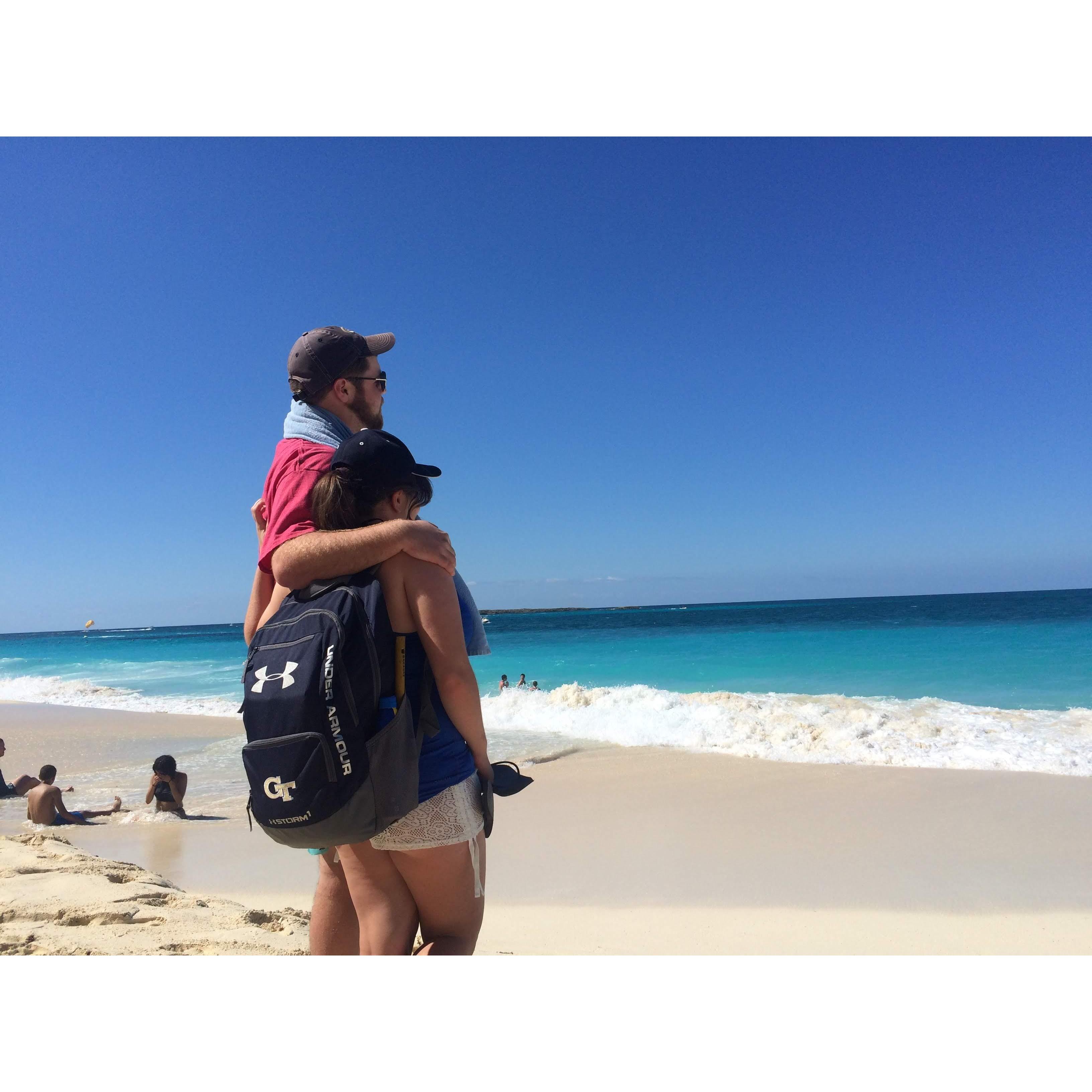 In the Carribbean