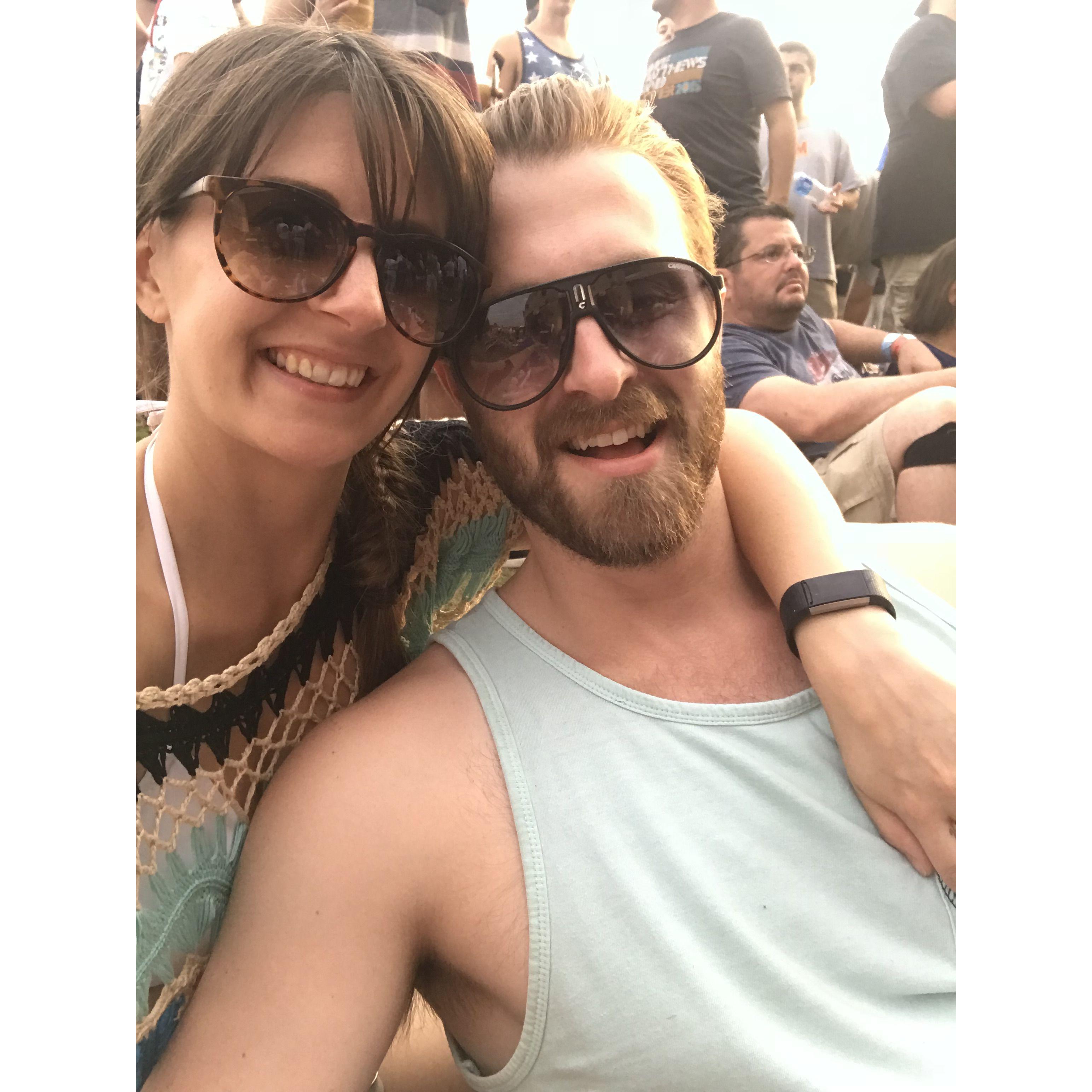 Nick's first, and only, Dave Matthews Band concert