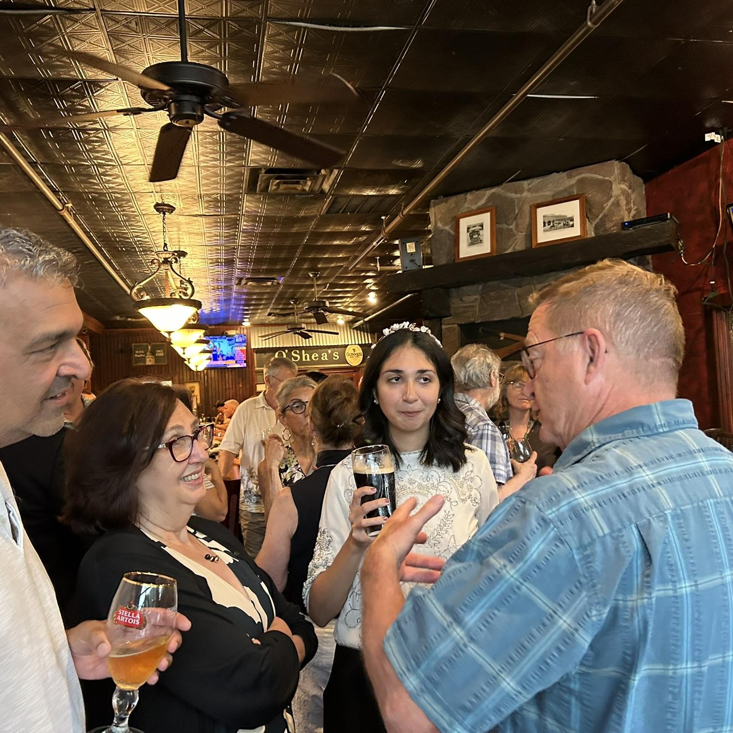 Wedding celebration at The Auld Shebeen!