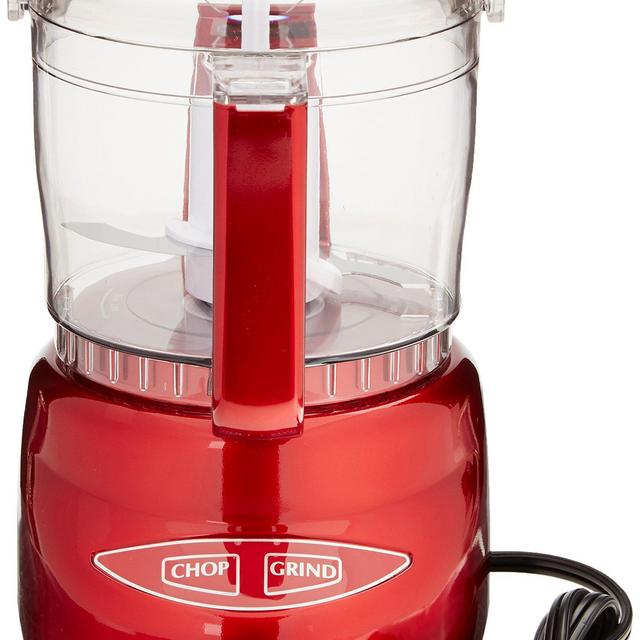 Cuisinart DLC-2AMR Mini-Prep Plus Processor, Metallic Red