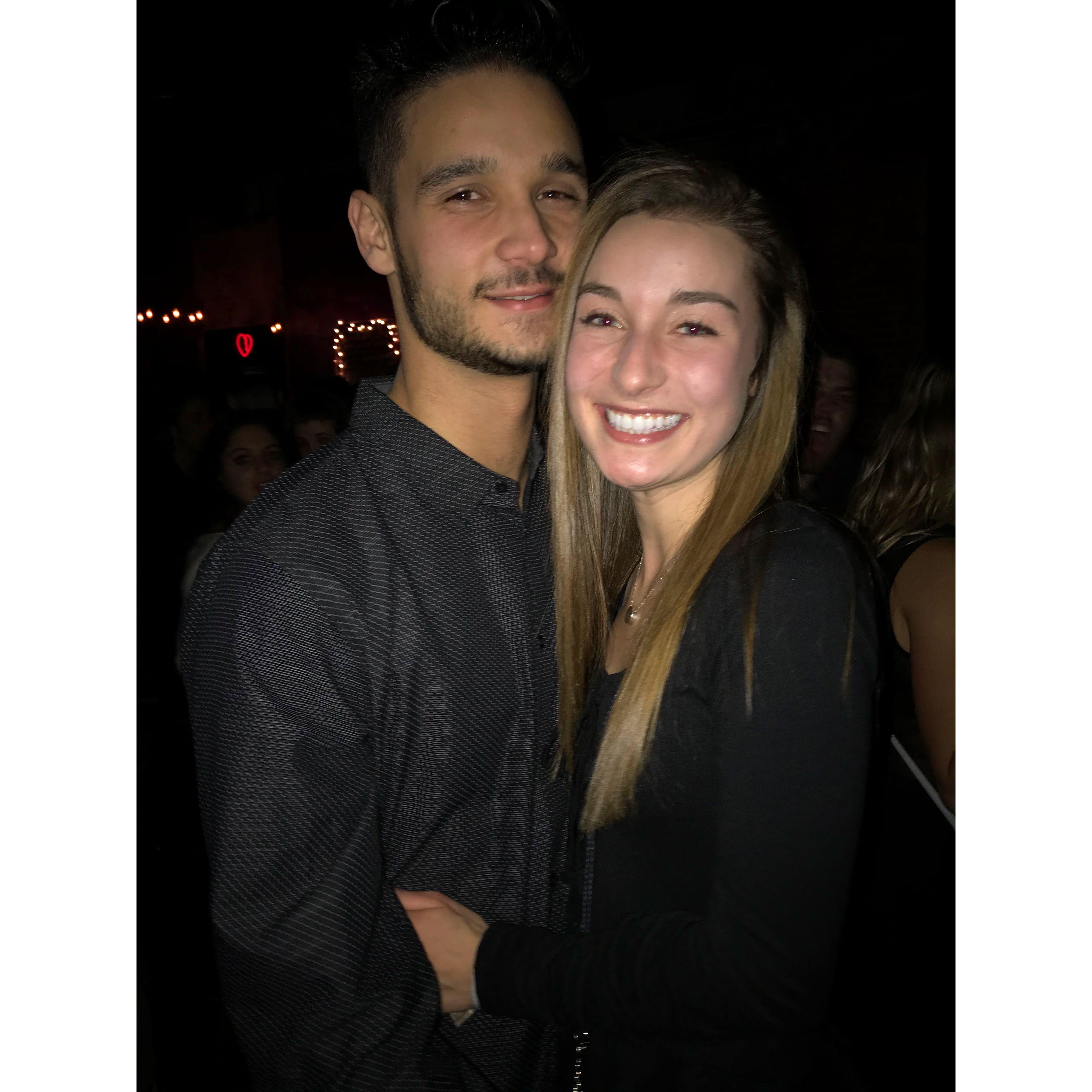 Our first photo together :)