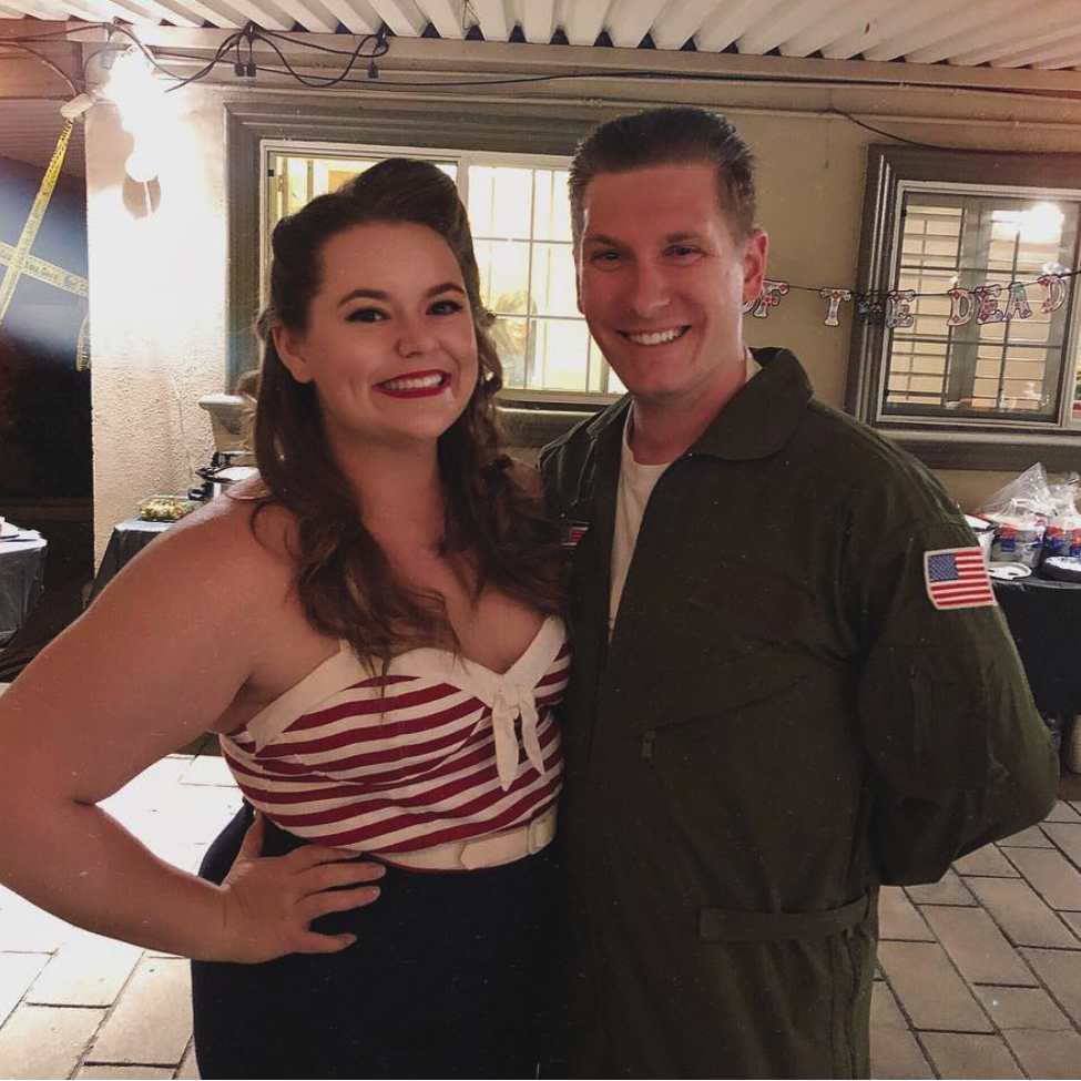 2018: Halloween. Pinup Girl & Pilot