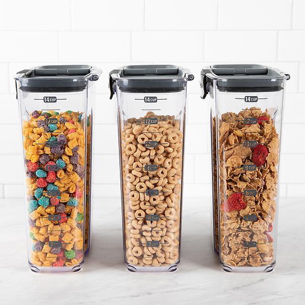 Progressive ProKeeper+ 3.5 qt. Cereal Dispenser Set of 3