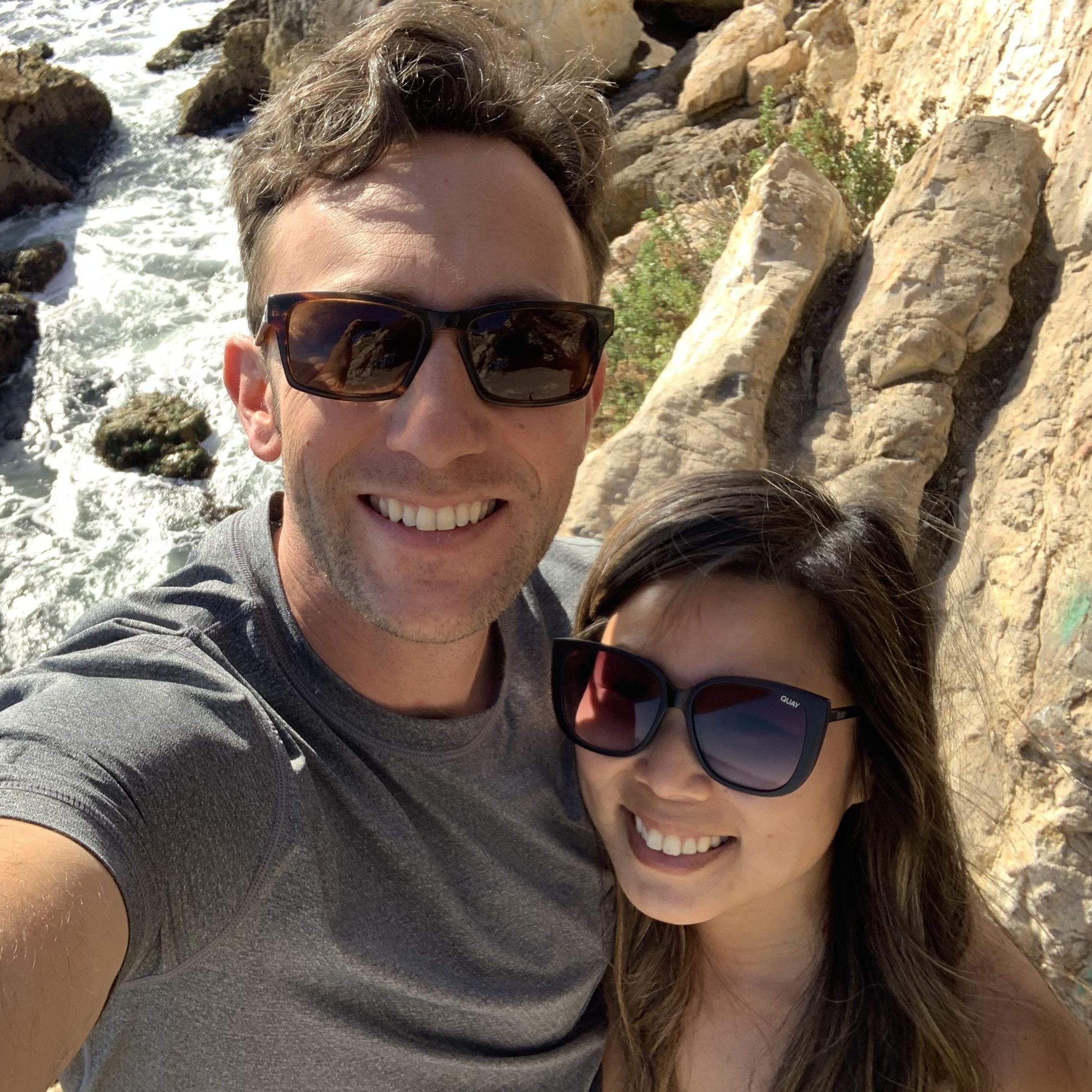 California coast waves