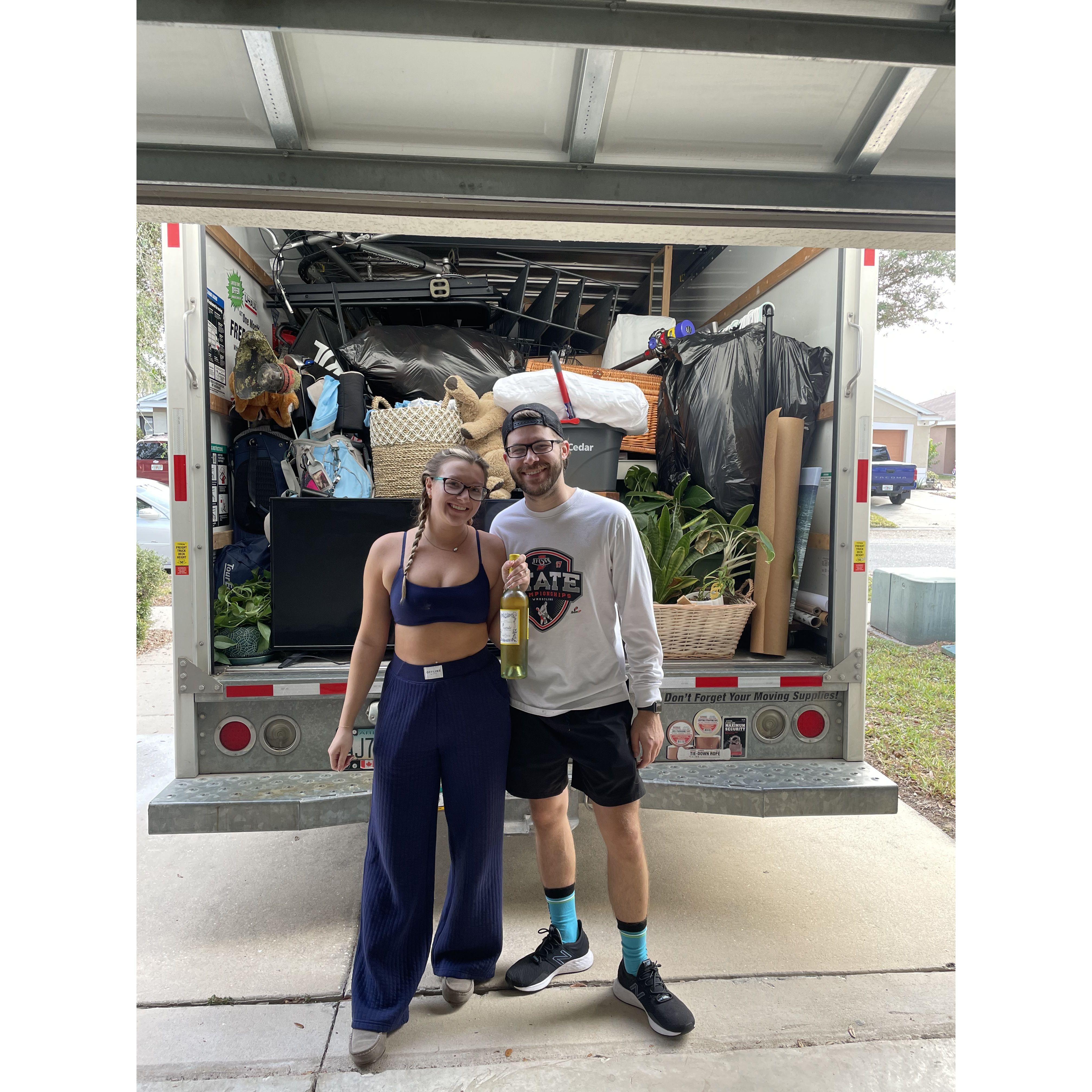 Packing up our Florida home